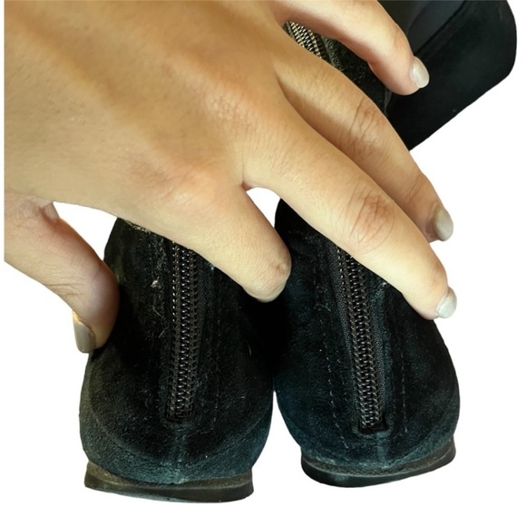 Tory Burch Kevin Over the Knee Boot - Black Willow Suede Size 6.5 - Picture 12 of 13